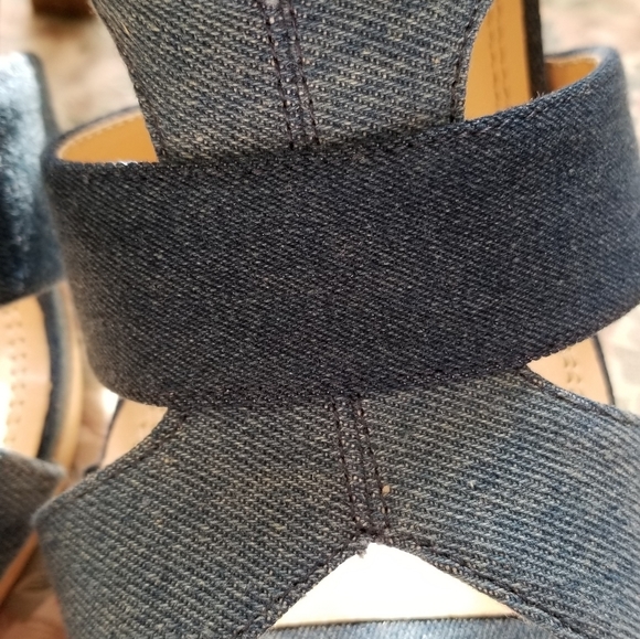 IMPO Denim 2tone heels - Picture 7 of 7